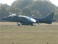 Harrier ZG472 taken into the sun from Crash Gate 2