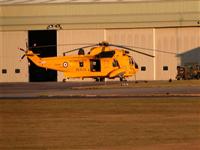 Sea King ZH544 outside SAR, from Crash Gate 2