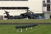 Apache ZJ227 outside 7 Battalion REME from Crash Gate 4