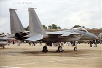 Unmarked USAF F-15 in the newer colours