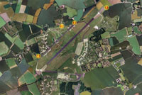 Overview, with Crash Gates and reporting points marked