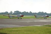 Vigilants on the flightline at Syerston